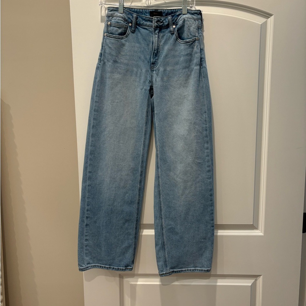 Quince Light Blue Flare Jeans